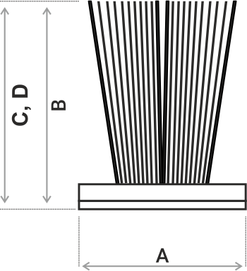 Pile Weather Strip Diagram